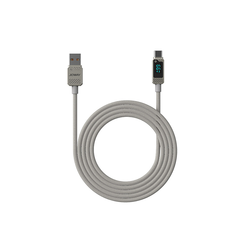 TC016  66w机甲锌合金数显数据线_数据线_深圳市立博电源有限公司