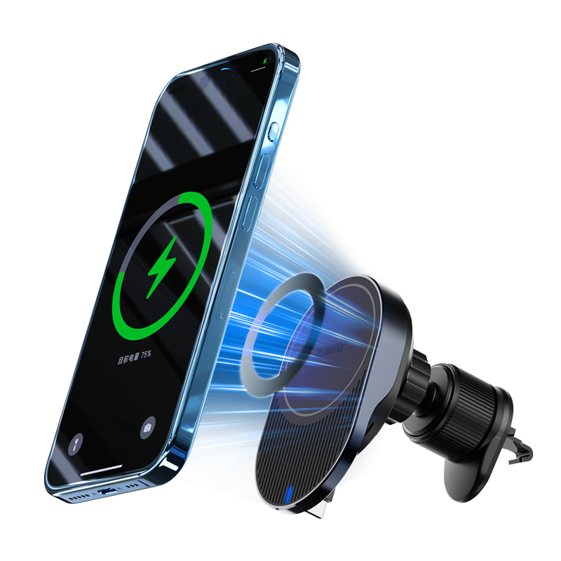 WXC59自带伸缩线车载磁吸无线充_无线充_深圳市立博电源有限公司